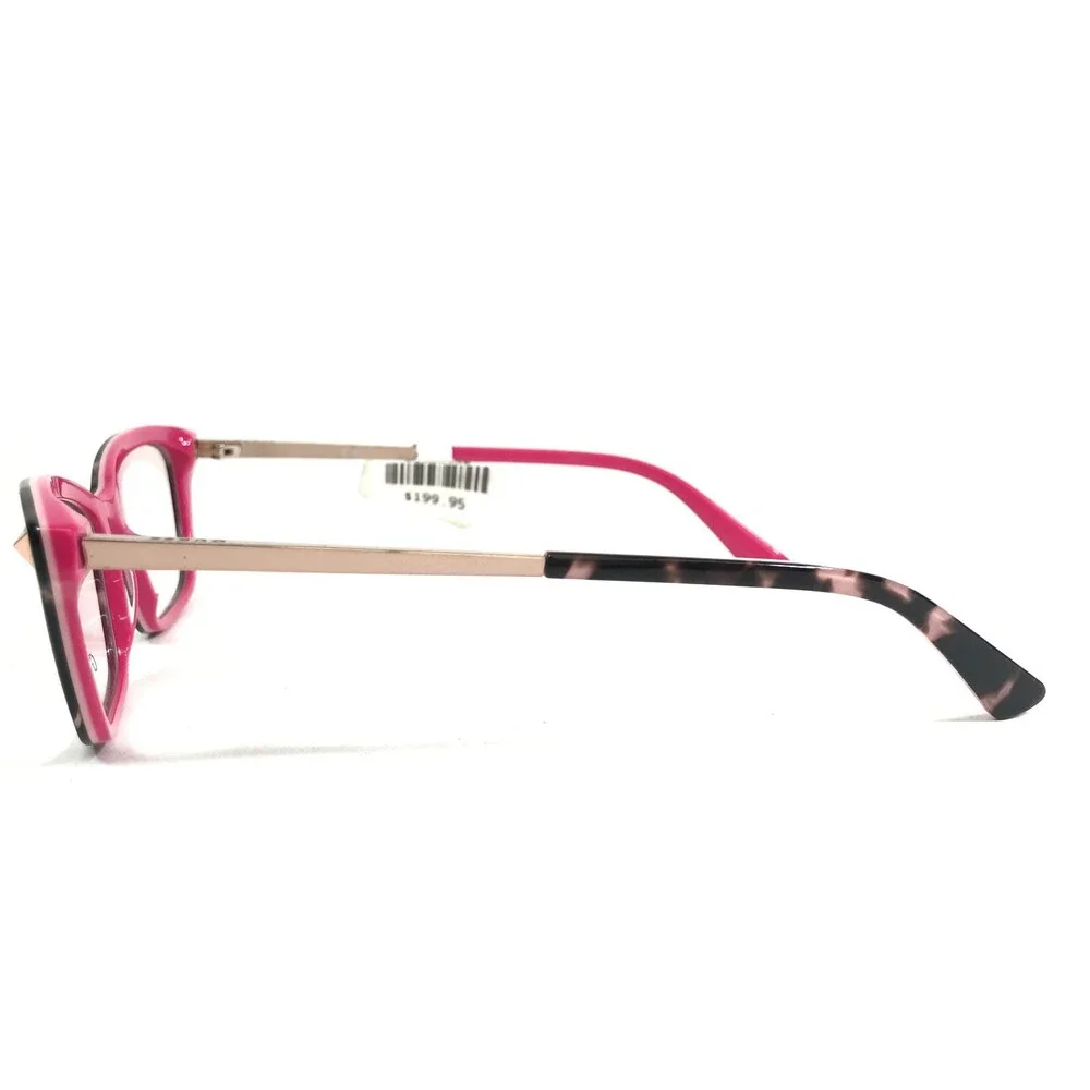 Guess Eyeglasses Frames GU2797 074 Black Pink Gold Cat Eye Full Rim 52-15-140